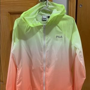 FILA women’s small gradient windbreaker